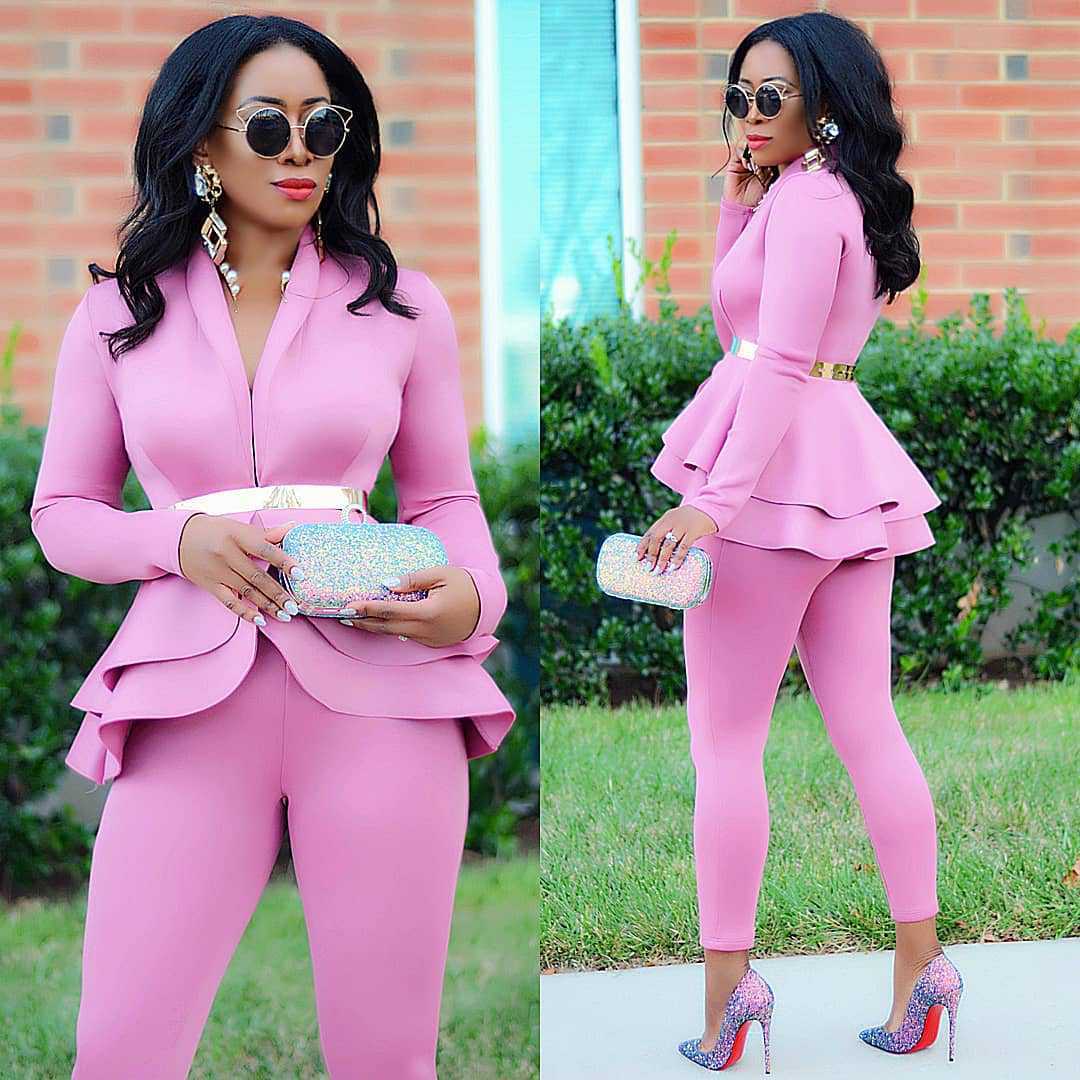 Sleek Two Piece Suit Set