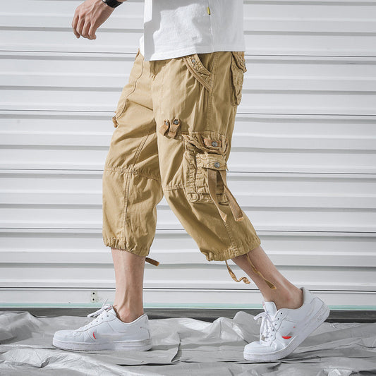 Multi-pocket Short Pants