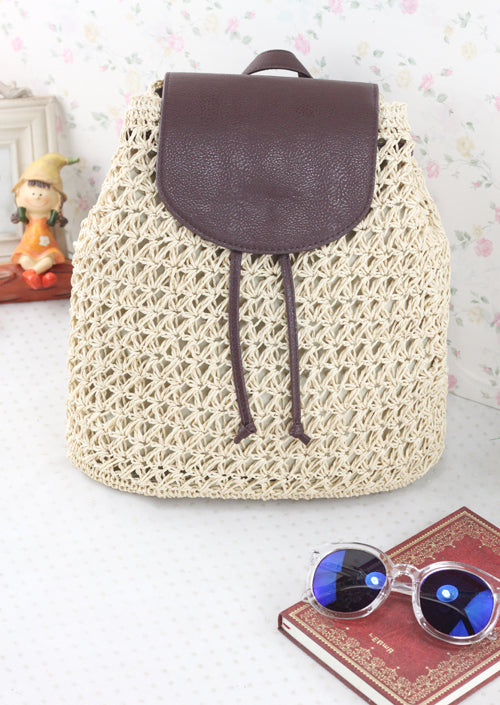 Classic Straw Bag/Backpack