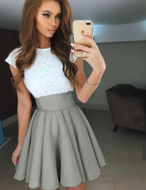Fluffy Pleat Umbrella Skirt