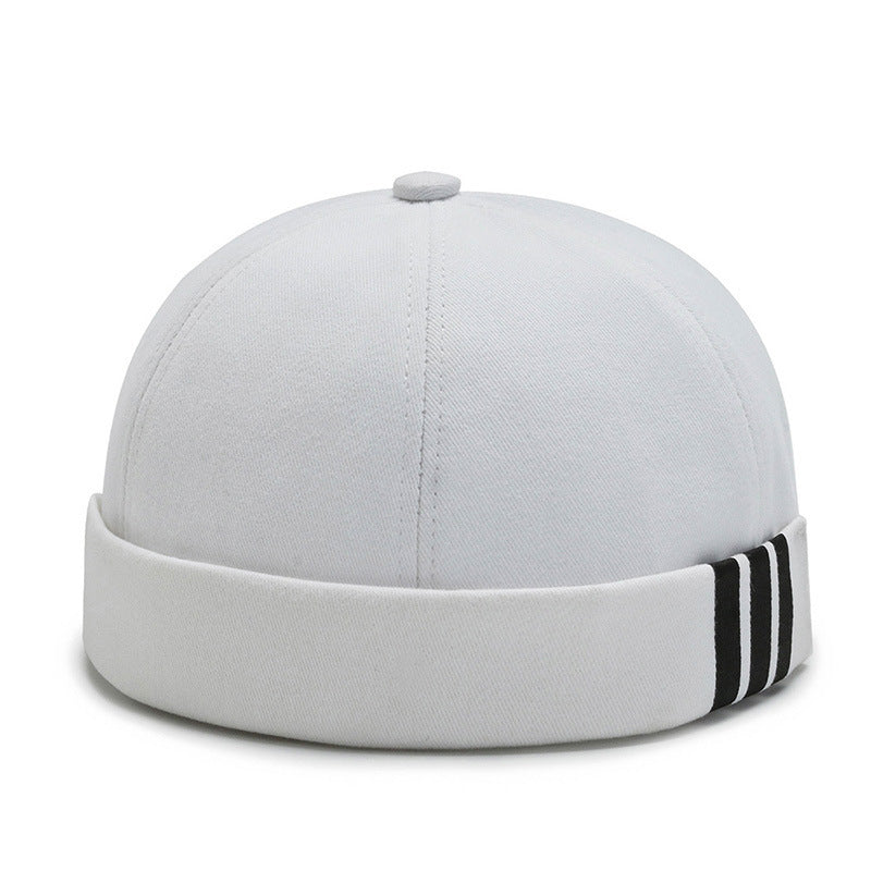 Trip Stripe Cotton Rimless Cap