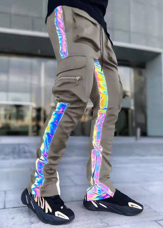 Running Pants with Reflective Strips