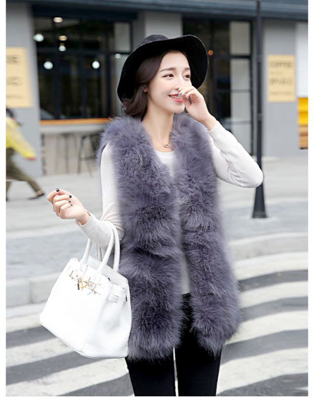 Fluffy Faux Fur Vest