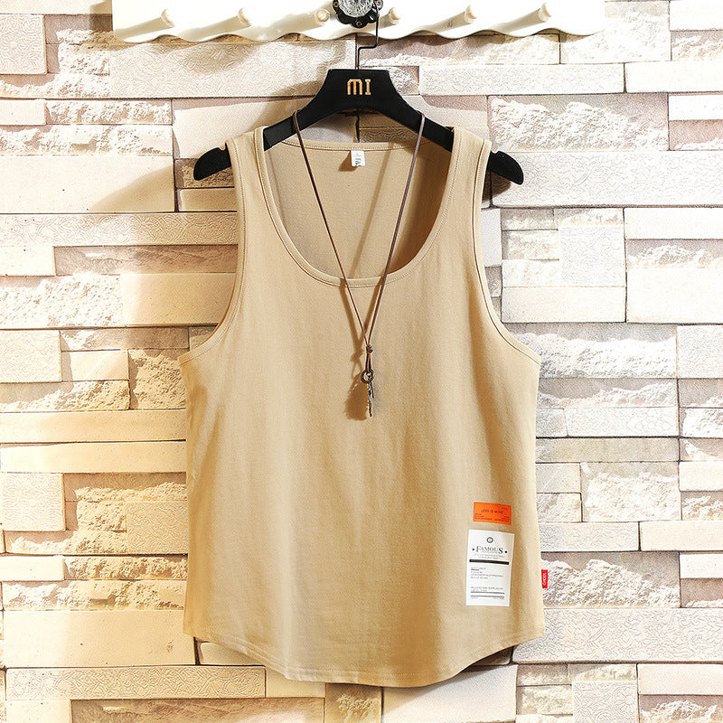 Solid Color Cotton Tank Tops