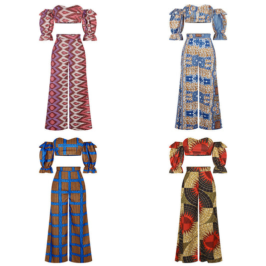 African Print Two Piece Set
