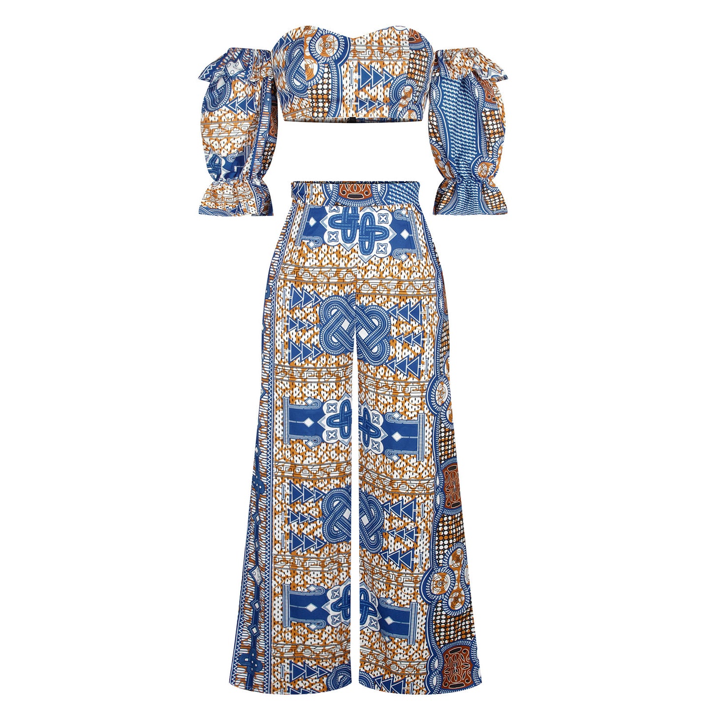 African Print Two Piece Set