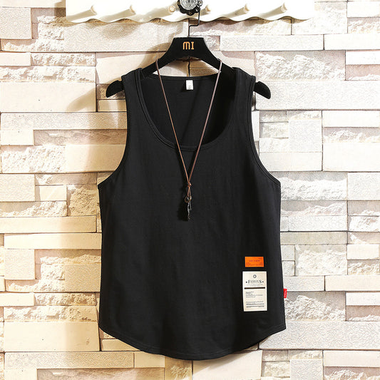 Solid Color Cotton Tank Tops