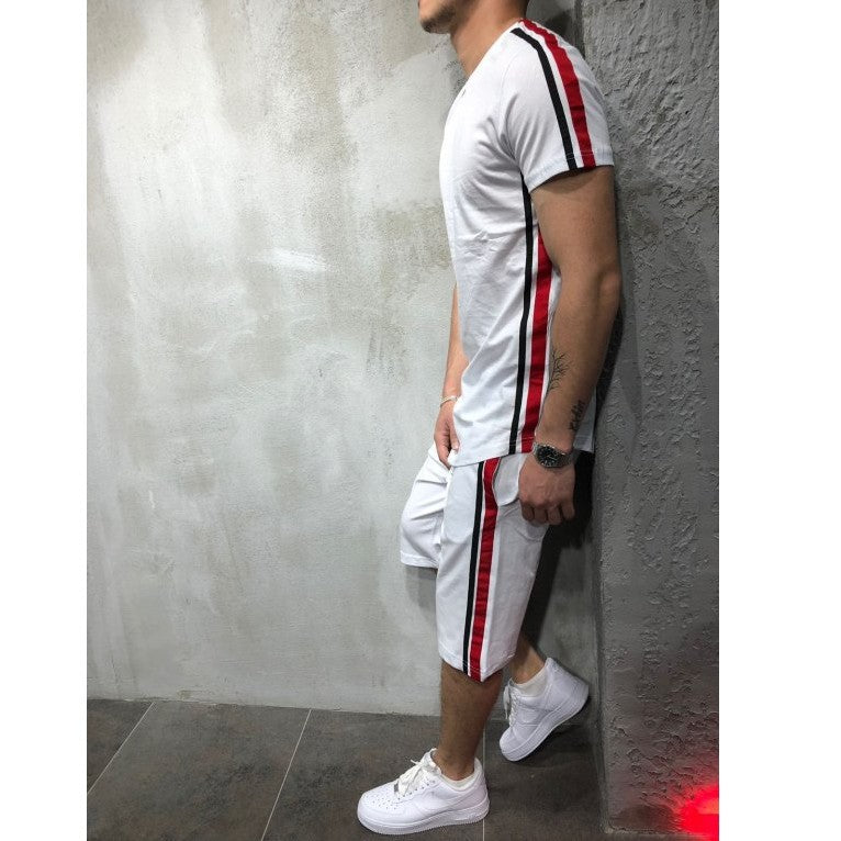 Side Striped Two Piece Activewear Set