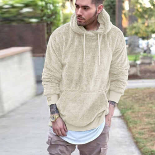 Plush Fluff Hooded Pullover Sweatshirt