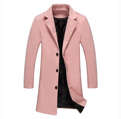 Woolen Business Trench Coat