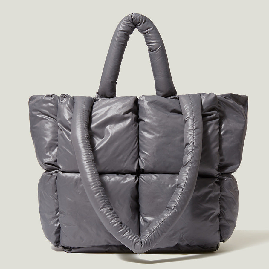 Oxford Down Super Puff Handbag