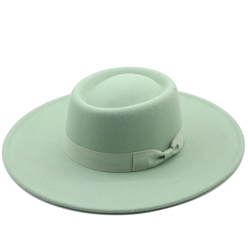 Cotton Felt Concave Top Hat