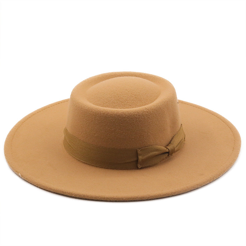 Cotton Felt Concave Top Hat