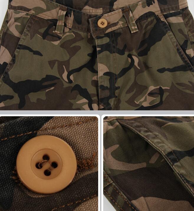 Cotton Camouflage Pants