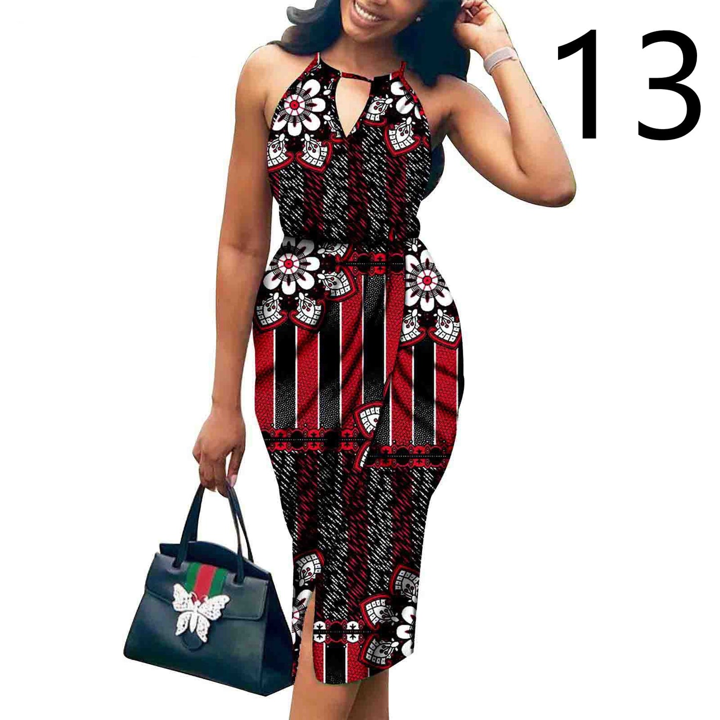 African Batik Print Dress