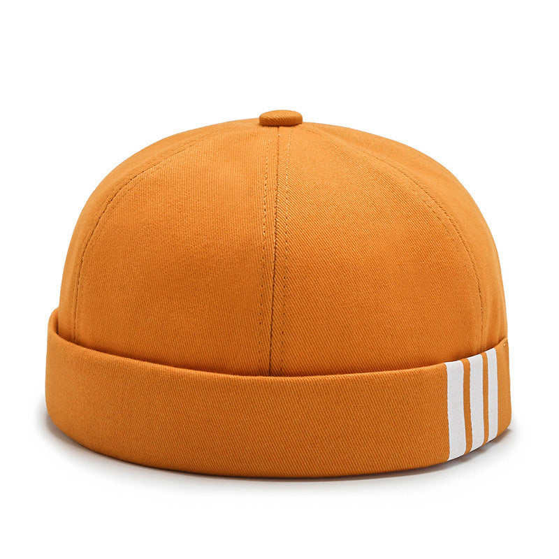 Trip Stripe Cotton Rimless Cap