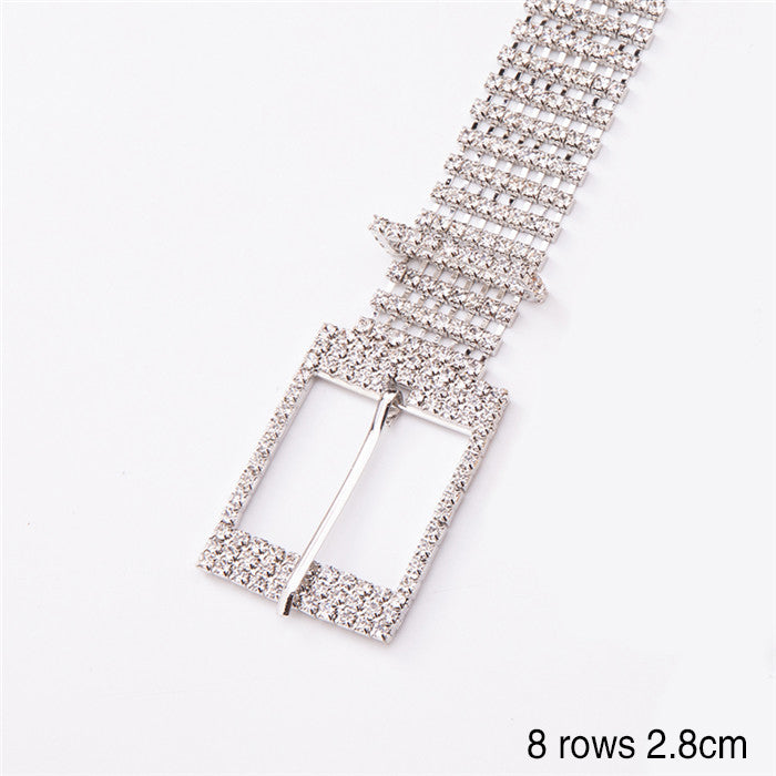 Rhinestone & Metal Belt
