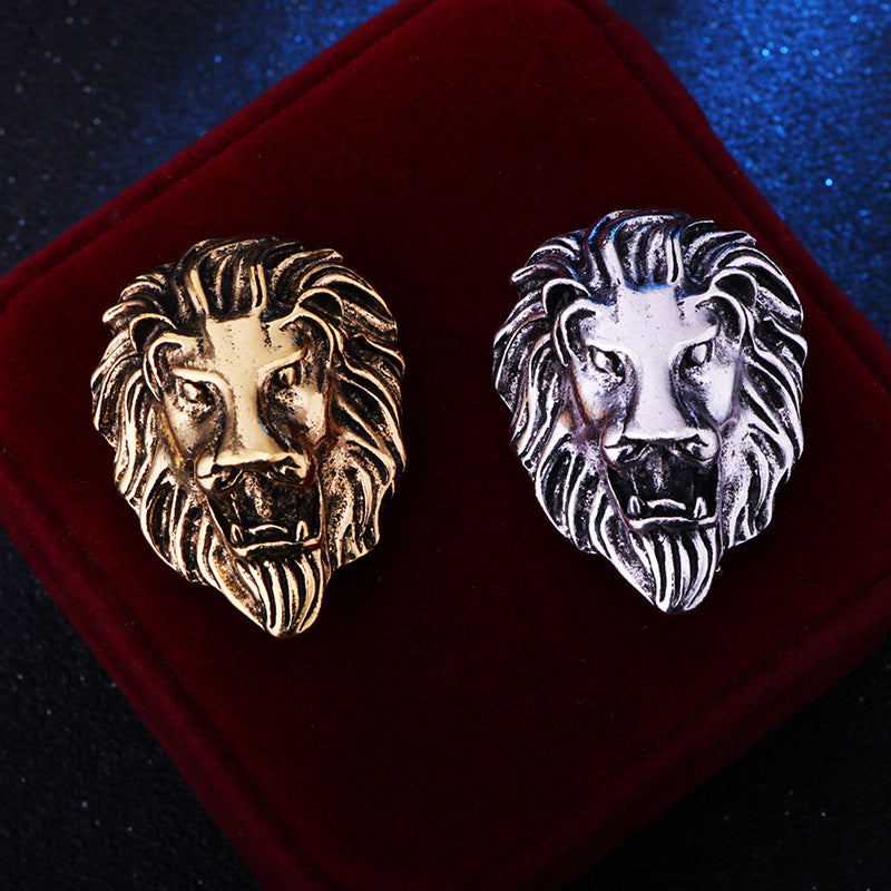 Vintage African Lion Brooch