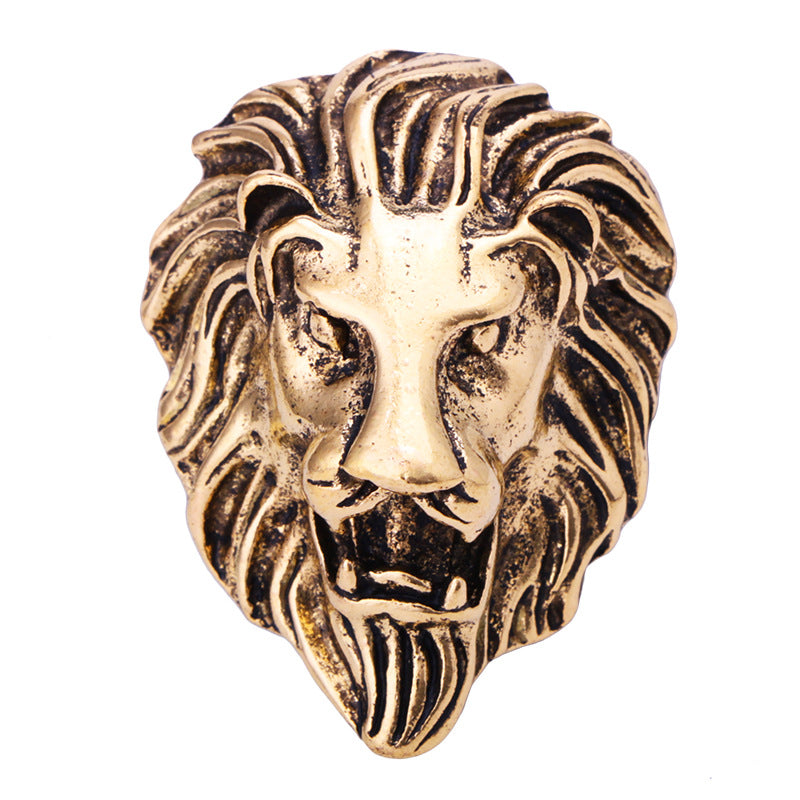 Vintage African Lion Brooch