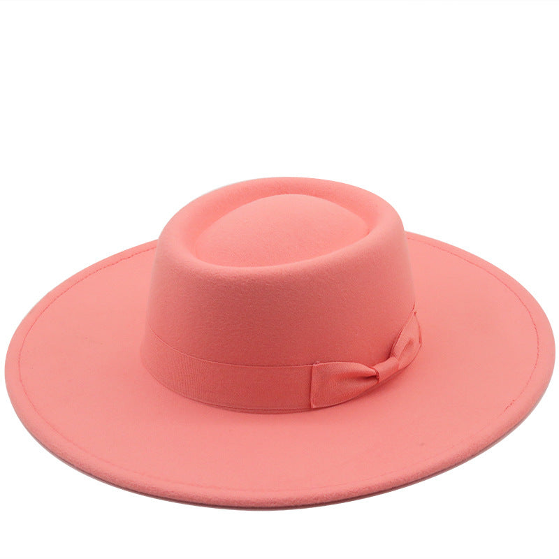Cotton Felt Concave Top Hat