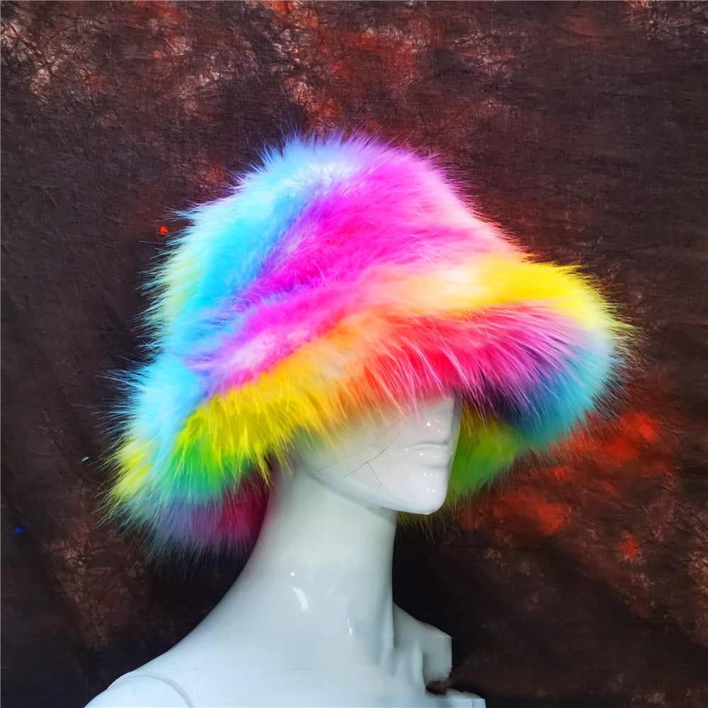Funky Fuzzy Faux Fur Hat