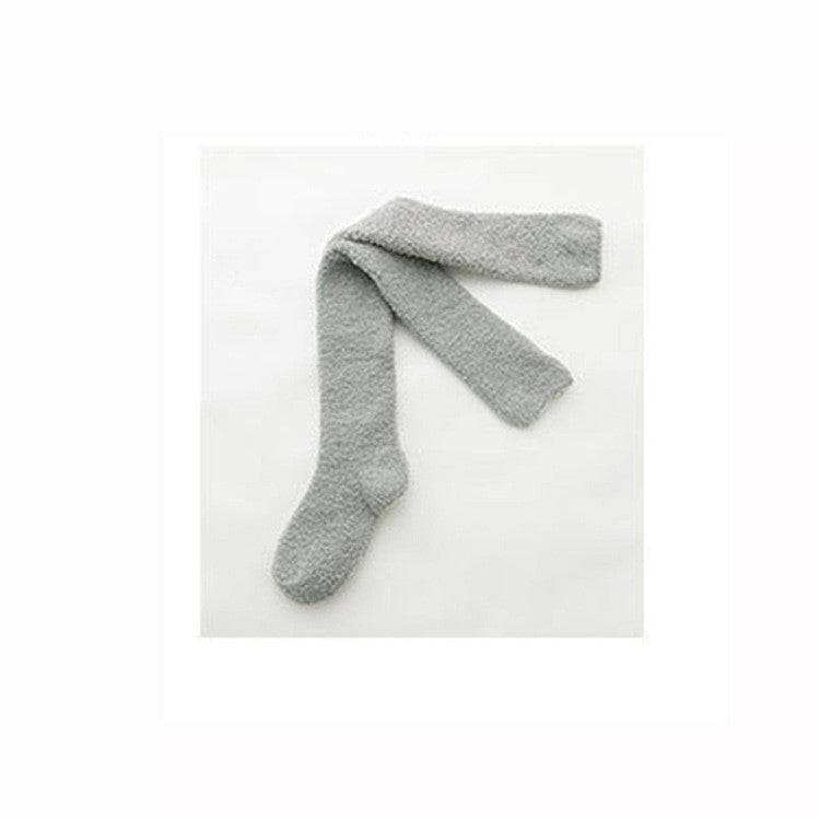 Long Coral Fleece Socks