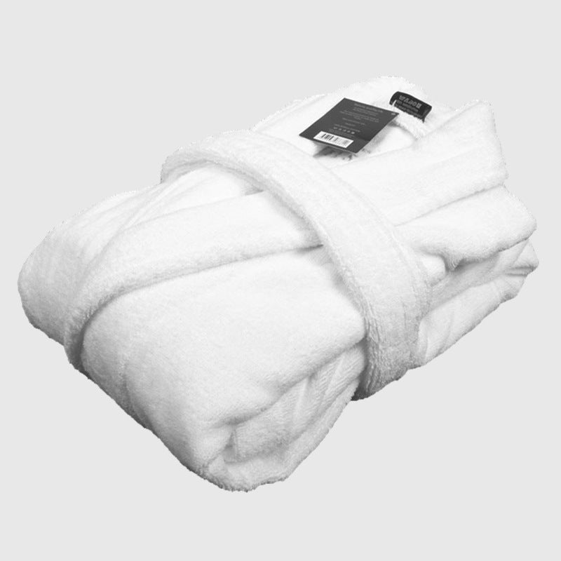 Soft Cotton Bathrobe w/Pockets
