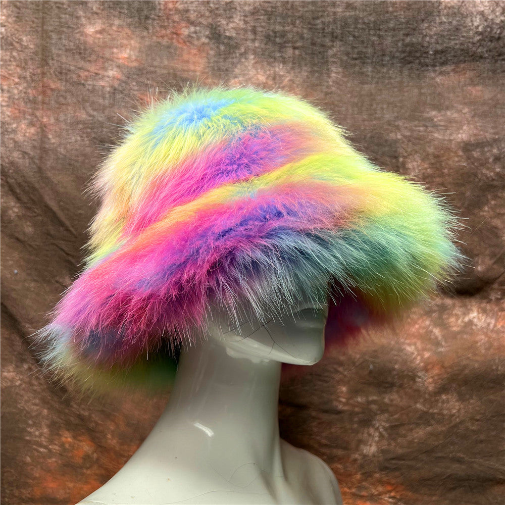 Funky Fuzzy Faux Fur Hat