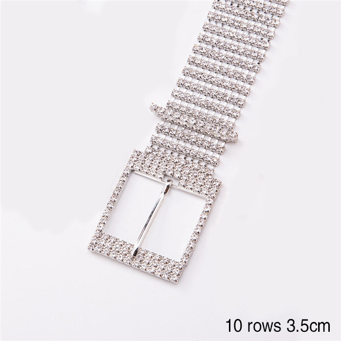 Rhinestone & Metal Belt