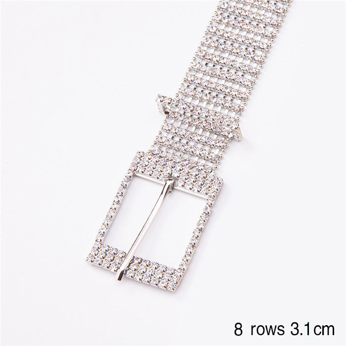 Rhinestone & Metal Belt