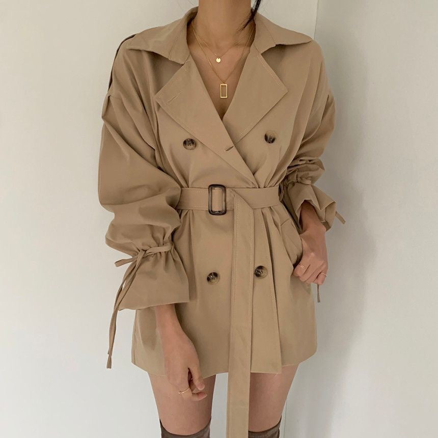 Loose Fitting Windbreaker Trench