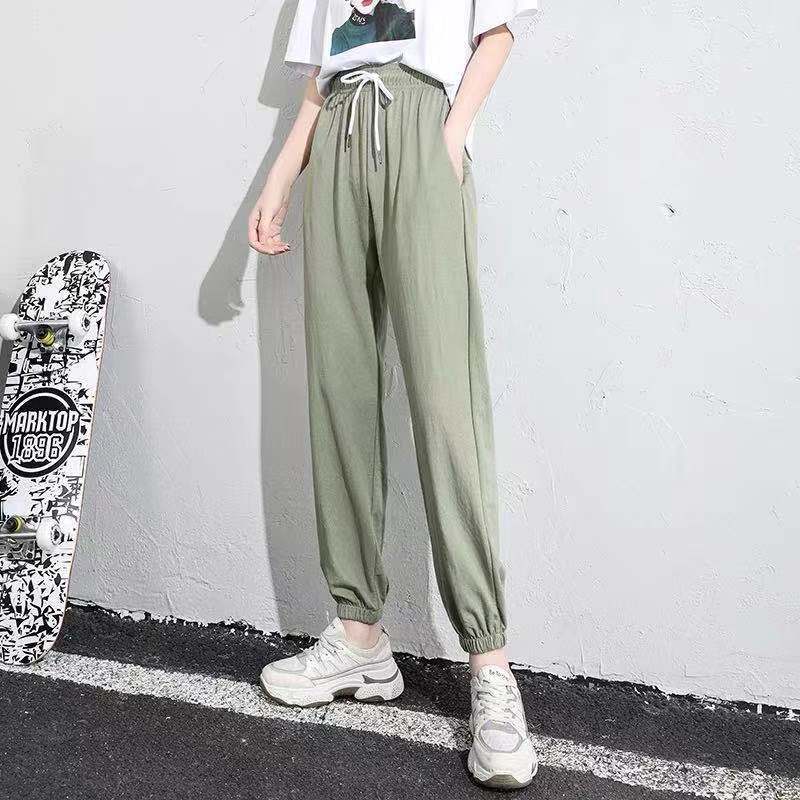 Sporty Fleece Padded Harem Pants