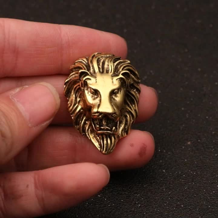 Vintage African Lion Brooch