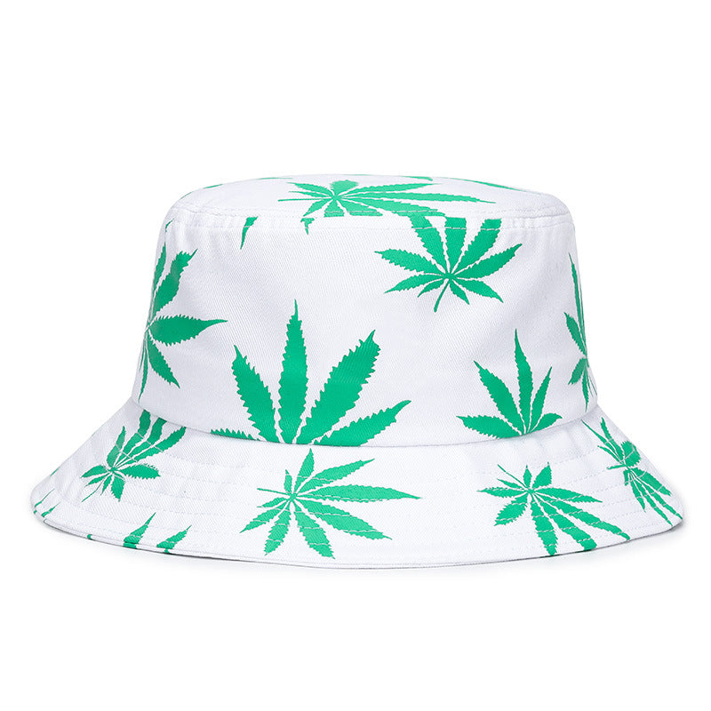 Ganjah Leaf Foldable Bucket Hats