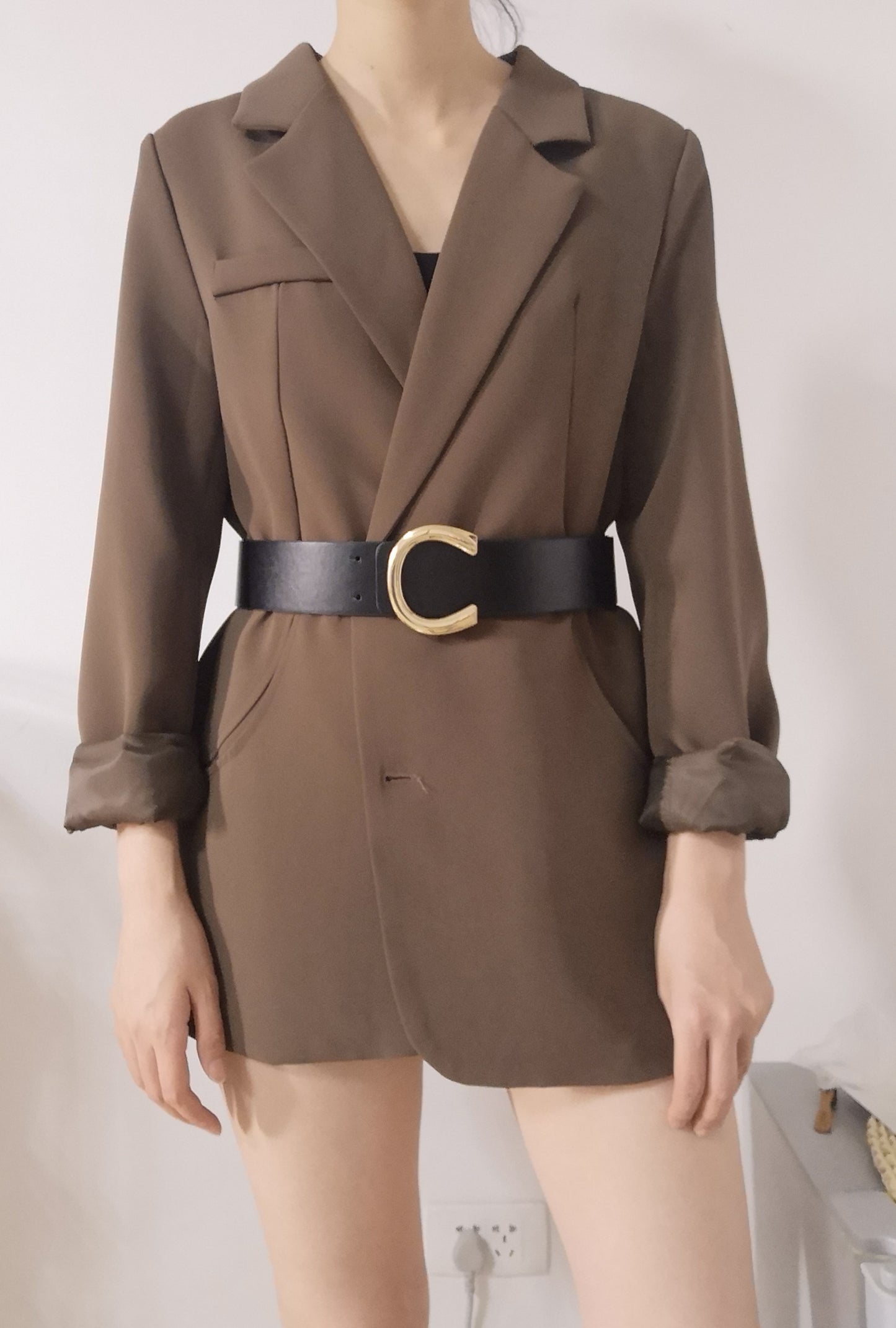Wide Dress or Jacket Waist Belt