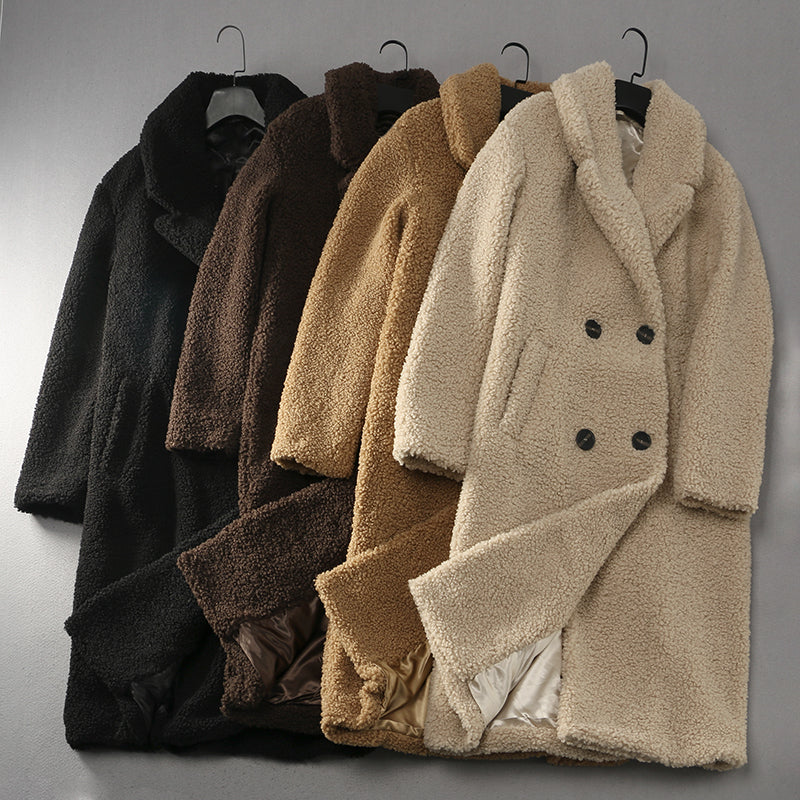 Long Soft Teddy Coat