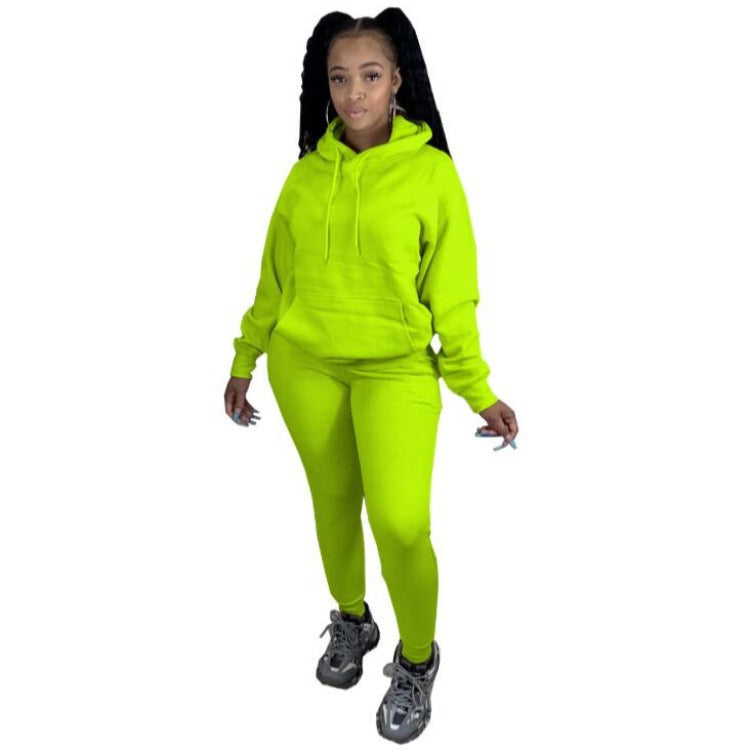 Long Sleeve Fleece Sweat Suit