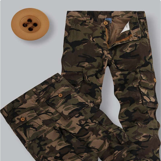 Cotton Camouflage Pants