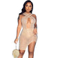 Mesh Diamond Nightclub Dress