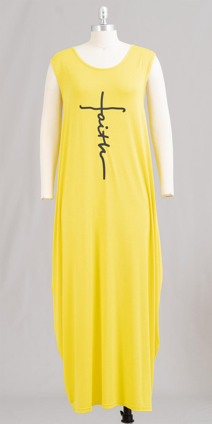 Faith Cross Short Sleeve Shirt/Dress