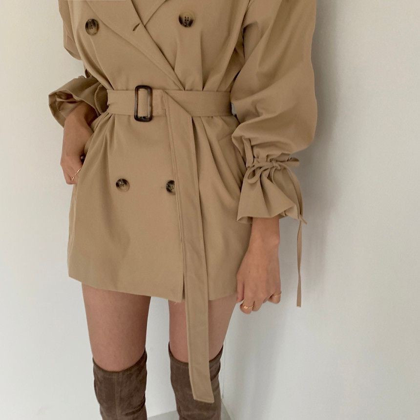 Loose Fitting Windbreaker Trench