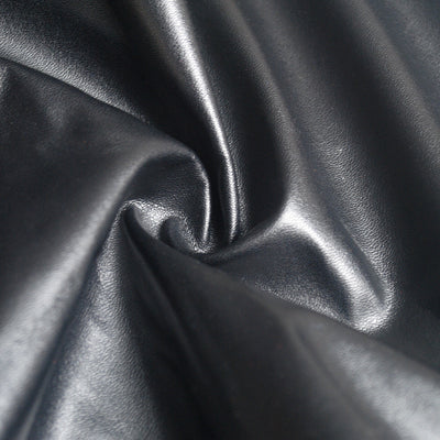Sheath Mesh Corset Faux Leather Dress