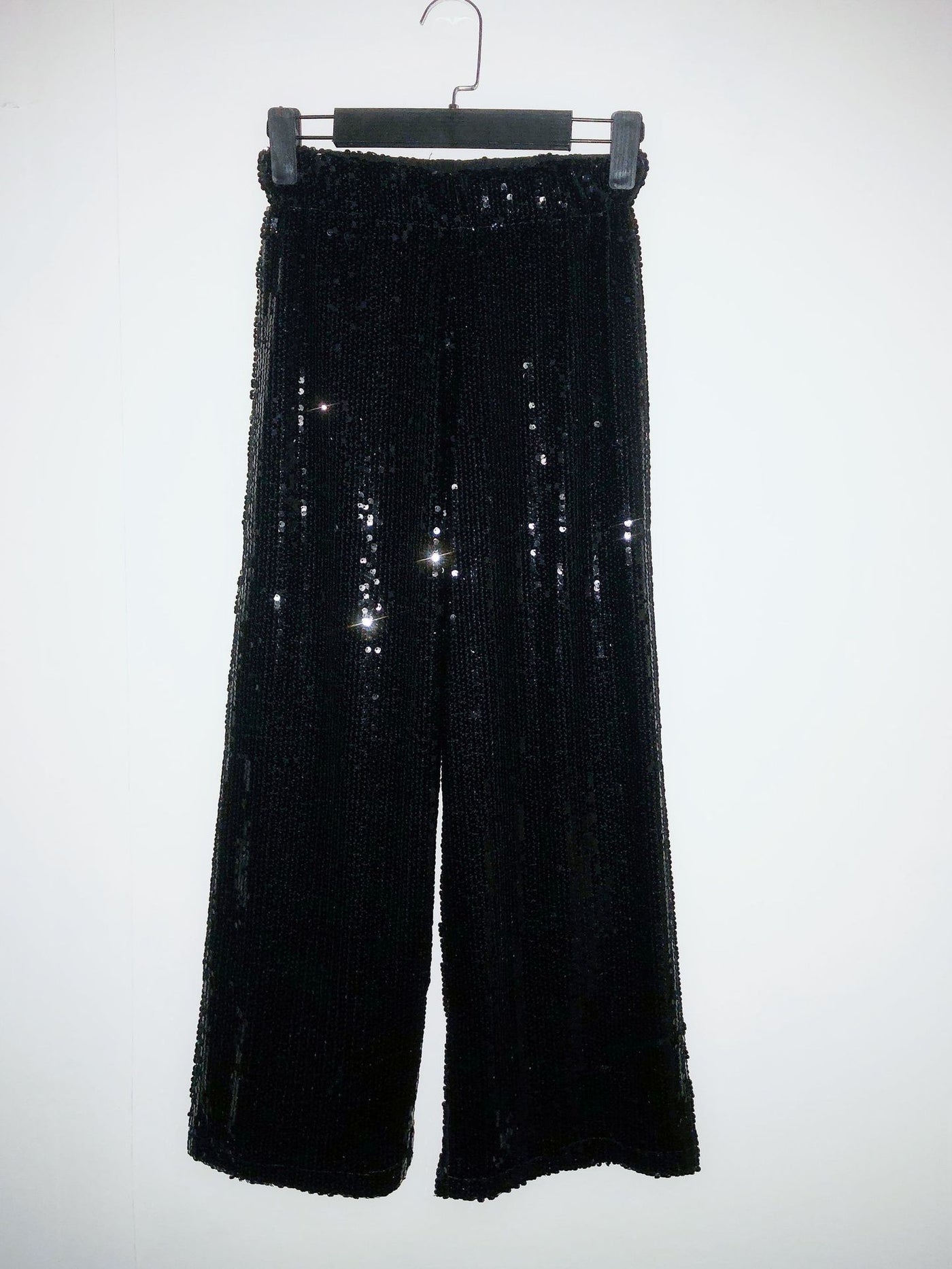 Loose Fitting Shimmering Silver Pants