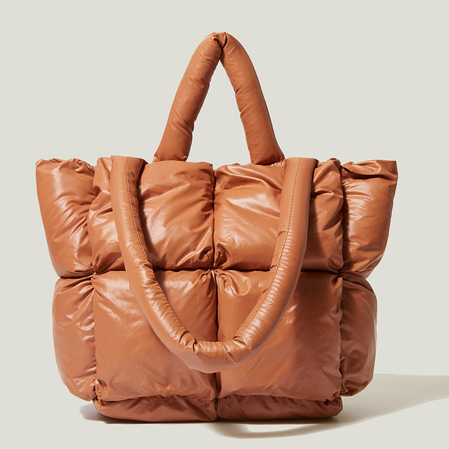 Oxford Down Super Puff Handbag