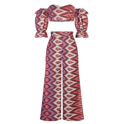 African Print Two Piece Set