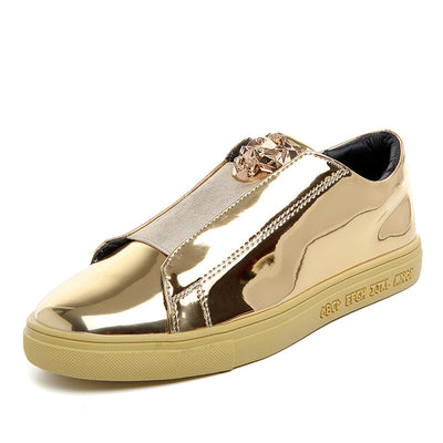 Shiny Patent Leather Sneakers