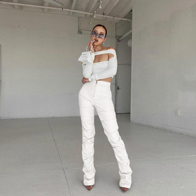 Fashion Street Faux Leather Pants