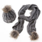 Woolen Figure 8 Hat & Scarf Set