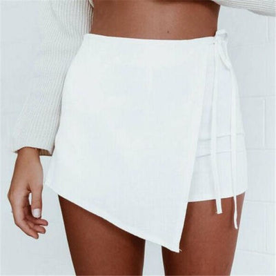 High Waist Side String Skirt/Shorts