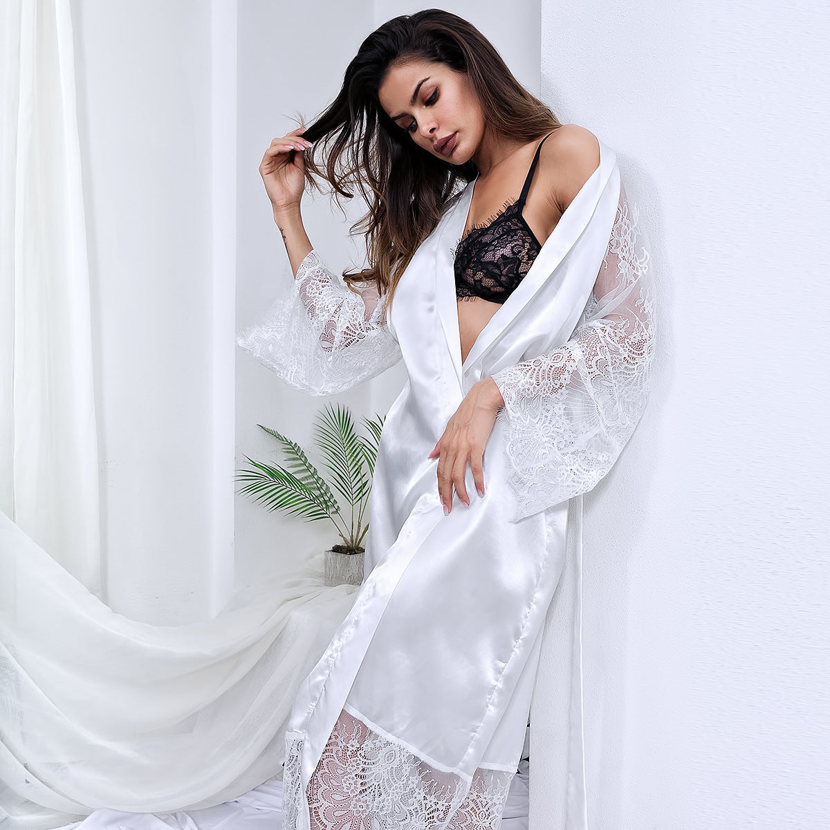 Lacy Lingerie Robe